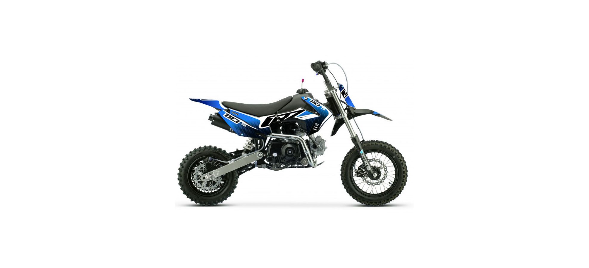 Dirt Bike CRZ S - 110cc Automatique - 10"/12" - Bleu (2025)