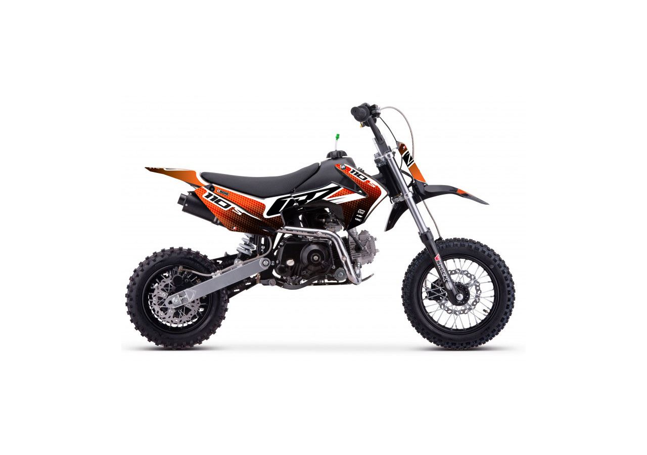 Dirt Bike CRZ S - 110cc Automatique - 10"/12" - Orange (2025)