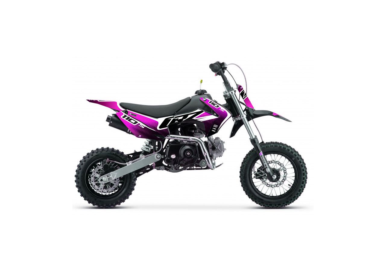 Dirt Bike CRZ S - 110cc Automatique - 10"/12" - Rose (2025)
