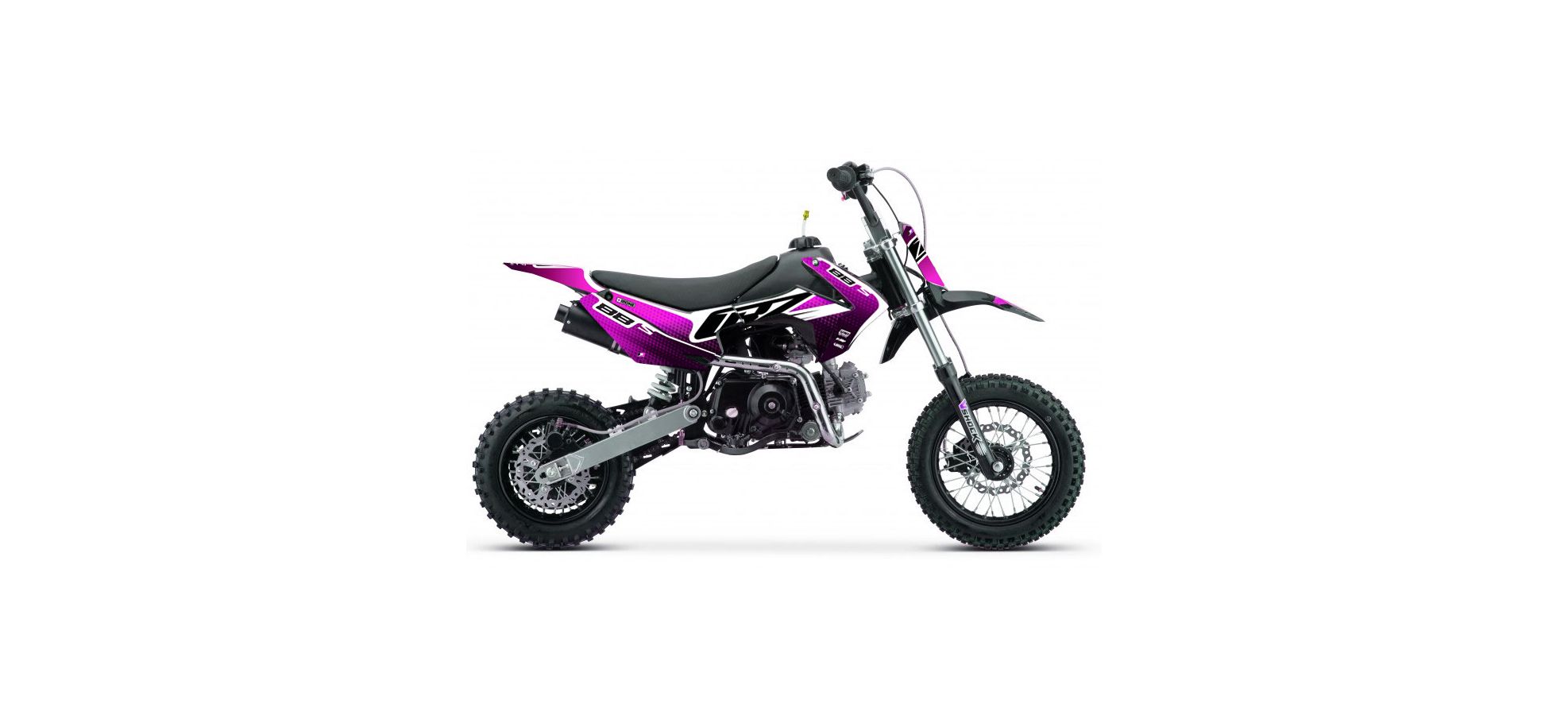 Dirt Bike CRZ S - 88cc Automatique - 10"/12" - Rose (2025)