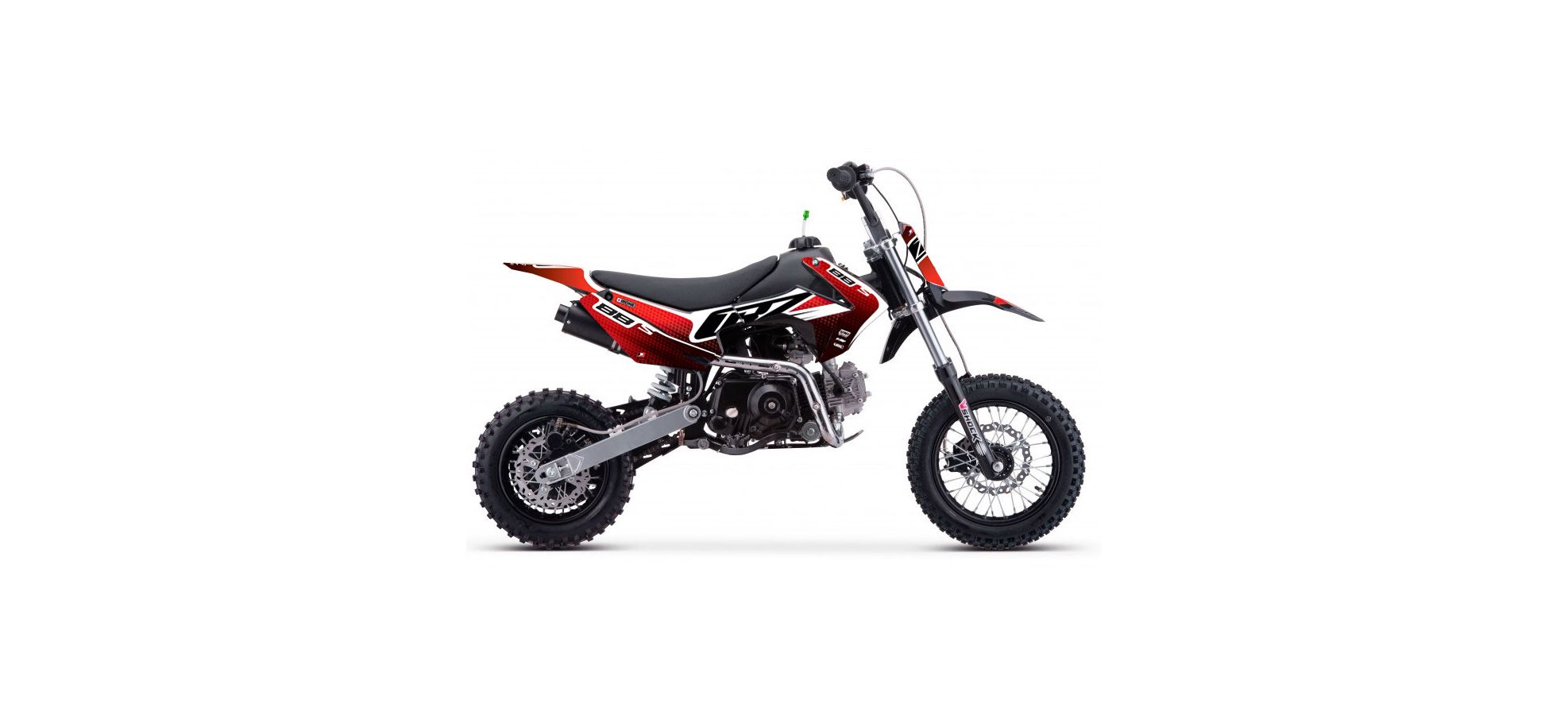 Dirt Bike CRZ S - 88cc Automatique - 10"/12" - Rouge (2025)