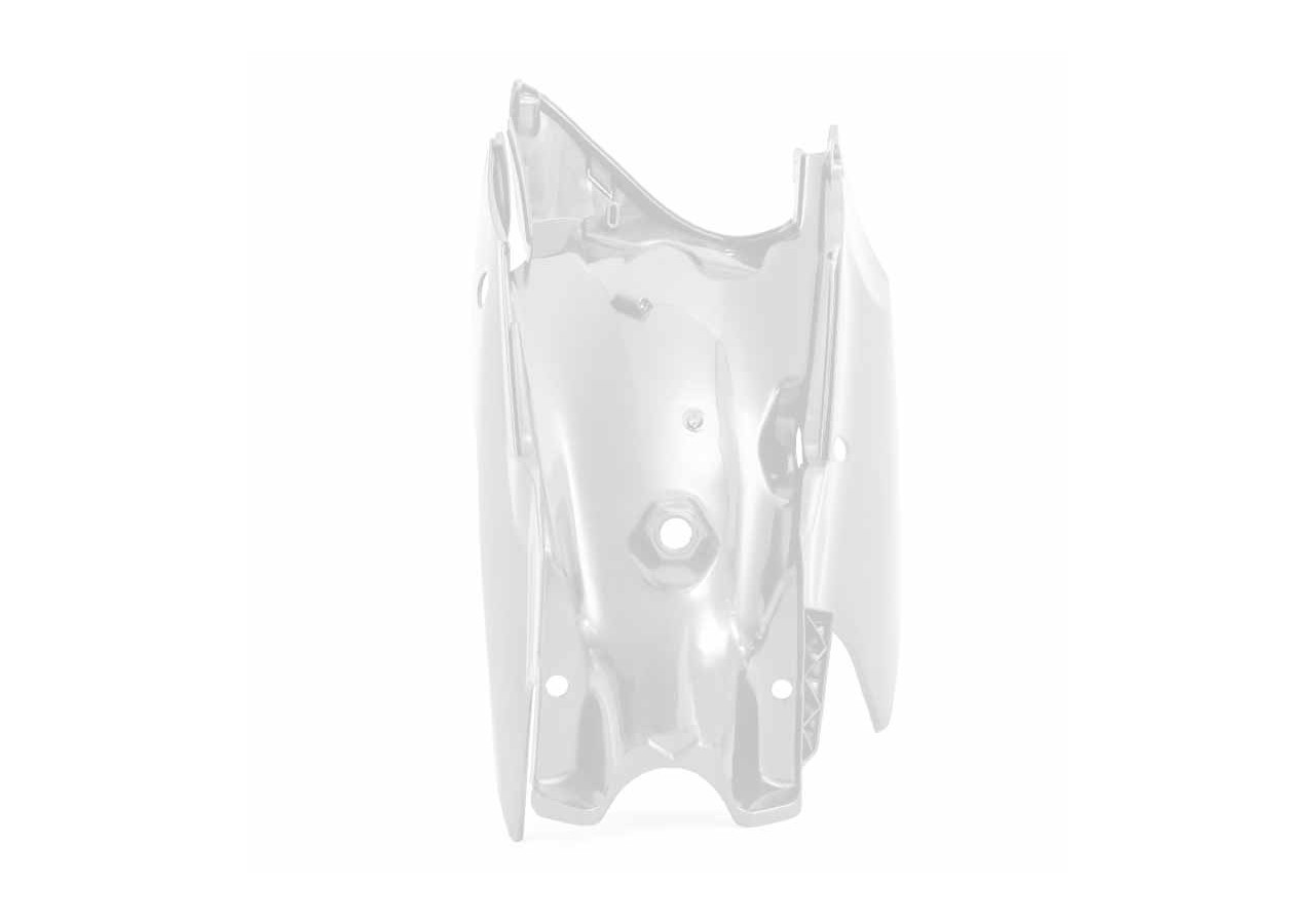 Plastique arrière dessous de selle - KTM-L - Blanc