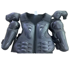 Gilet de Protection + Genouillère + Coudières Enfant (Taille Unique)