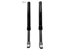 Fourche hydraulique VSHOCK inversée Réglable - 640/735/780/820/840mm (Té 45/48mm) - Etrier 51mm