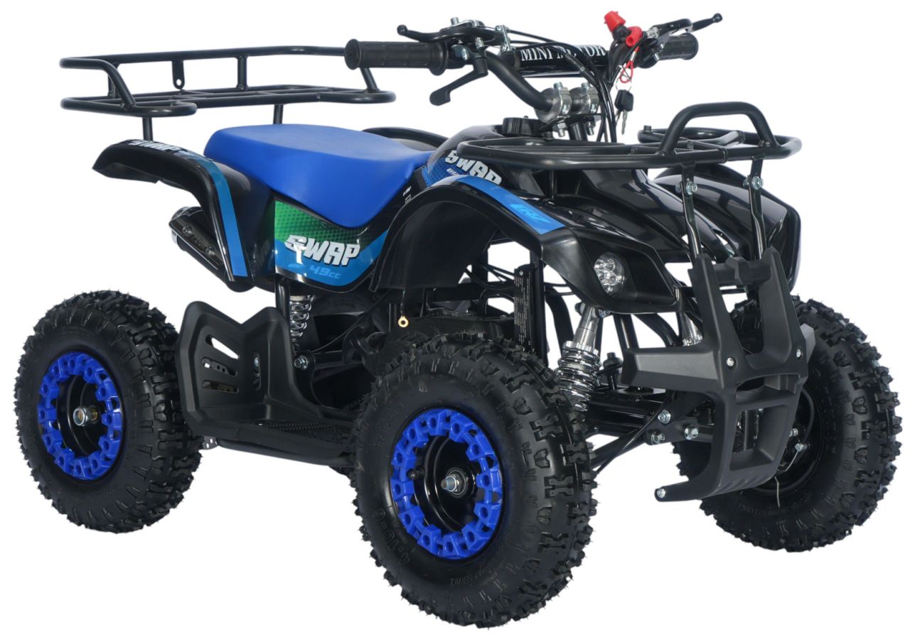 Pocket Quad CRZ SWAP 49cc - Bleu