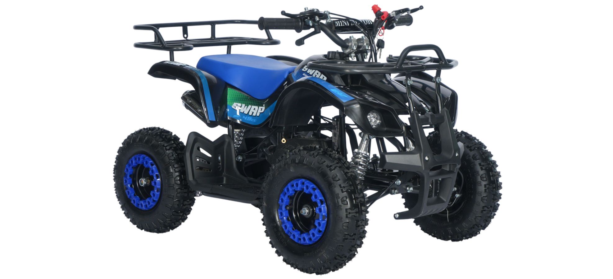 Pocket Quad CRZ SWAP 49cc - Bleu