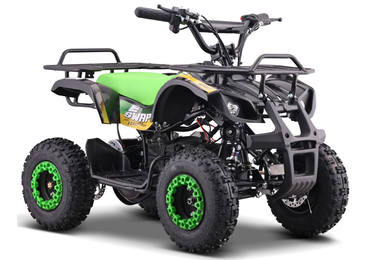 Pocket Quad Electrique CRZ 1000W E-SWAP - Vert (2025)