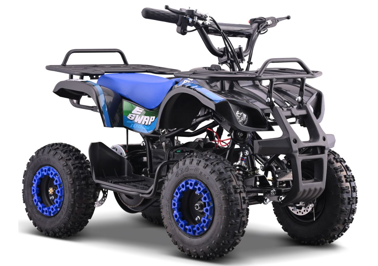 Pocket Quad Electrique CRZ 1000W E-SWAP - Bleu (2025)