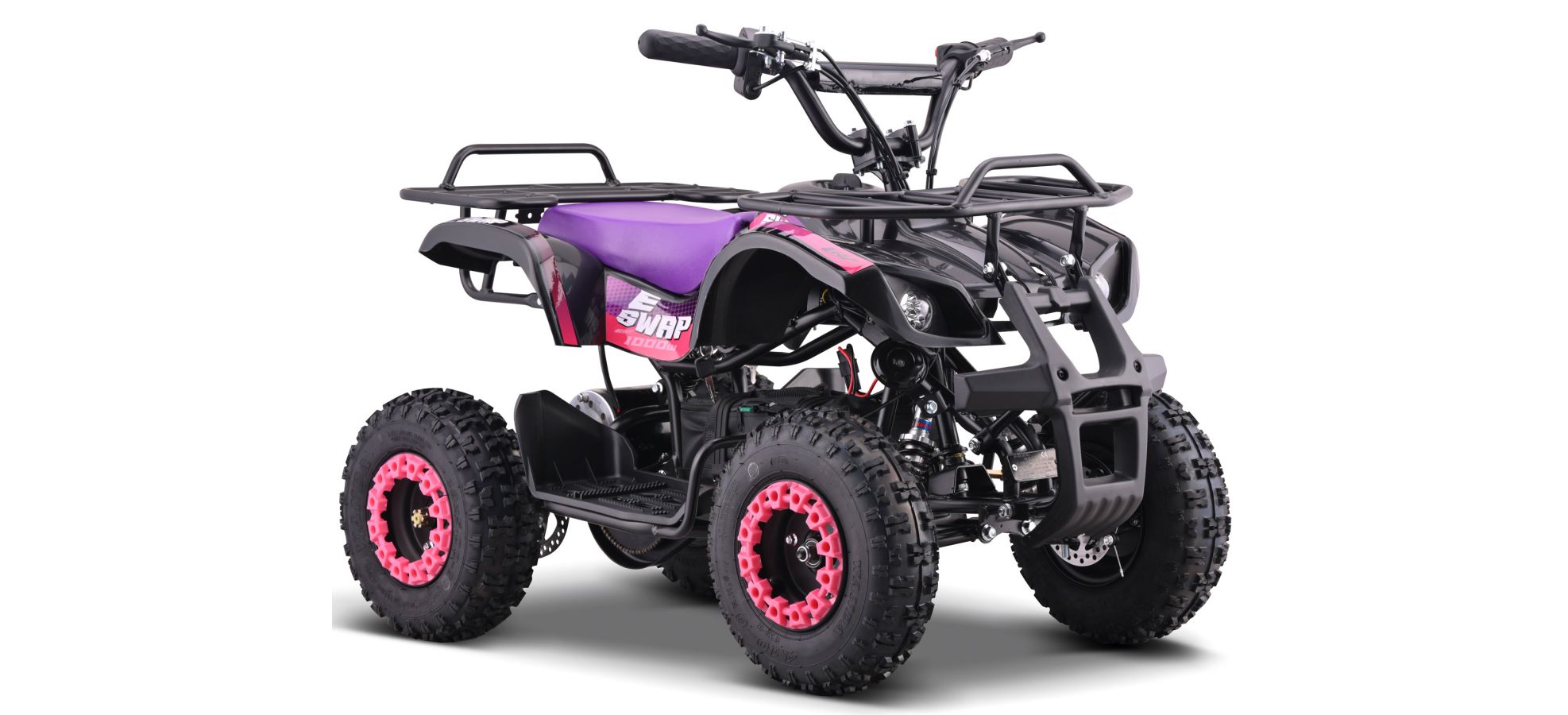 Pocket Quad Electrique CRZ 1000W E-SWAP - Rose (2025)