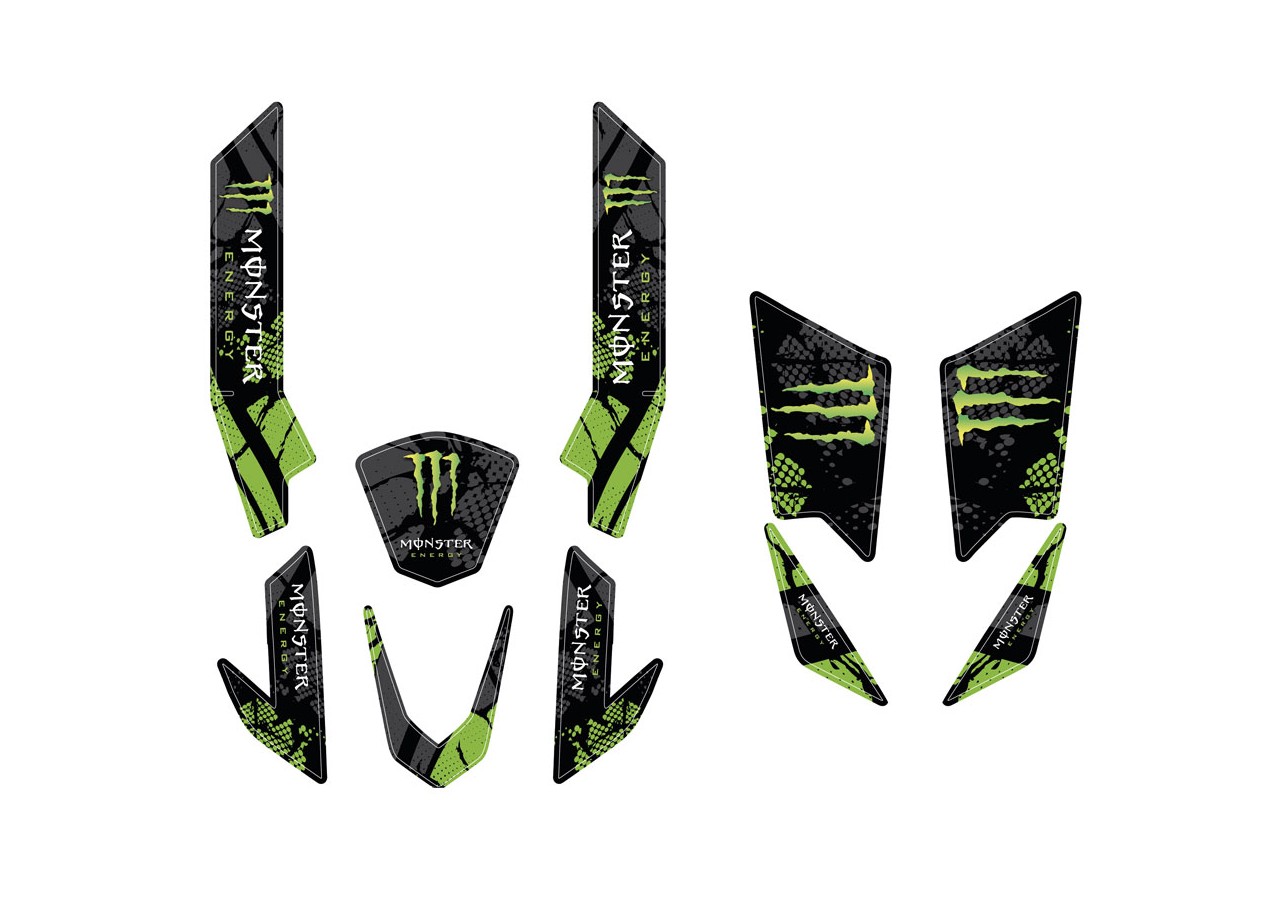 Kit décoration QUAD Wheely 49cc Monster Energy