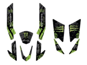 Kit décoration QUAD Wheely 49cc Monster Energy