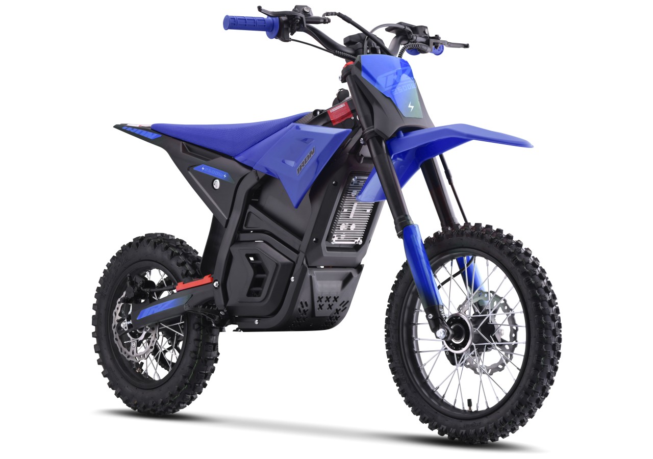 Dirt Bike électrique - CRZ IRON - 2500W 48v - 12"/14" - Bleu
