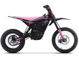 Dirt Bike électrique - CRZ IRON - 6000W 72V - 14"/17" - Rose