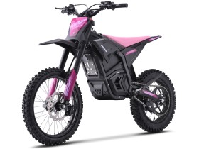 Dirt Bike électrique - CRZ IRON - 6000W 72V - 14"/17" - Rose