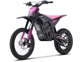 Dirt Bike électrique - CRZ IRON - 5000W 60V - 14"/17" - Rose