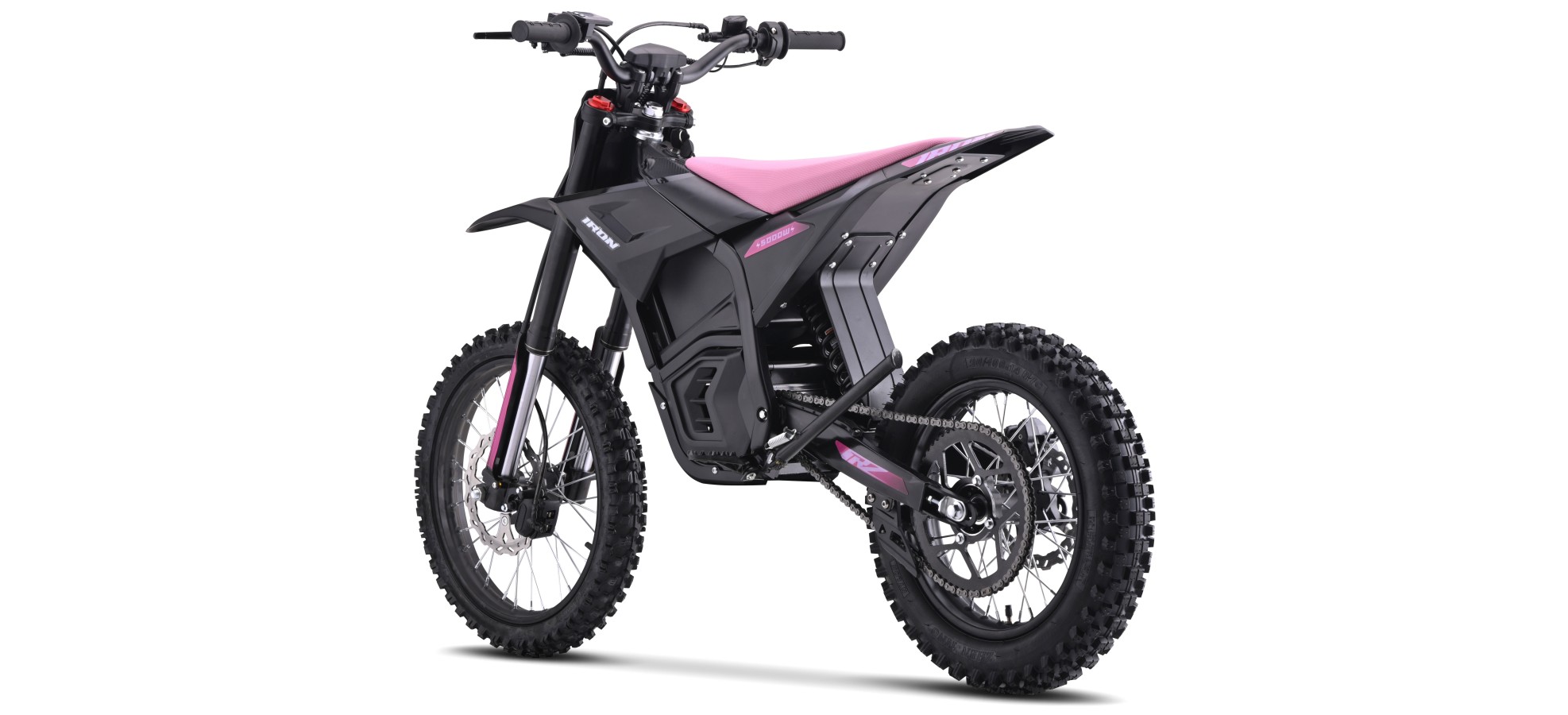 Dirt Bike électrique - CRZ IRON - 5000W 60V - 14"/17" - Rose