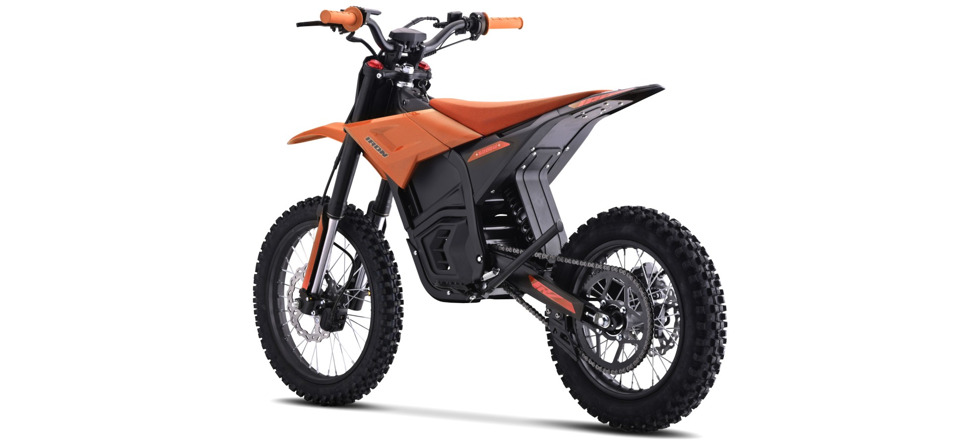 Dirt Bike électrique - CRZ IRON - 5000W 60V - 14"/17" - Orange
