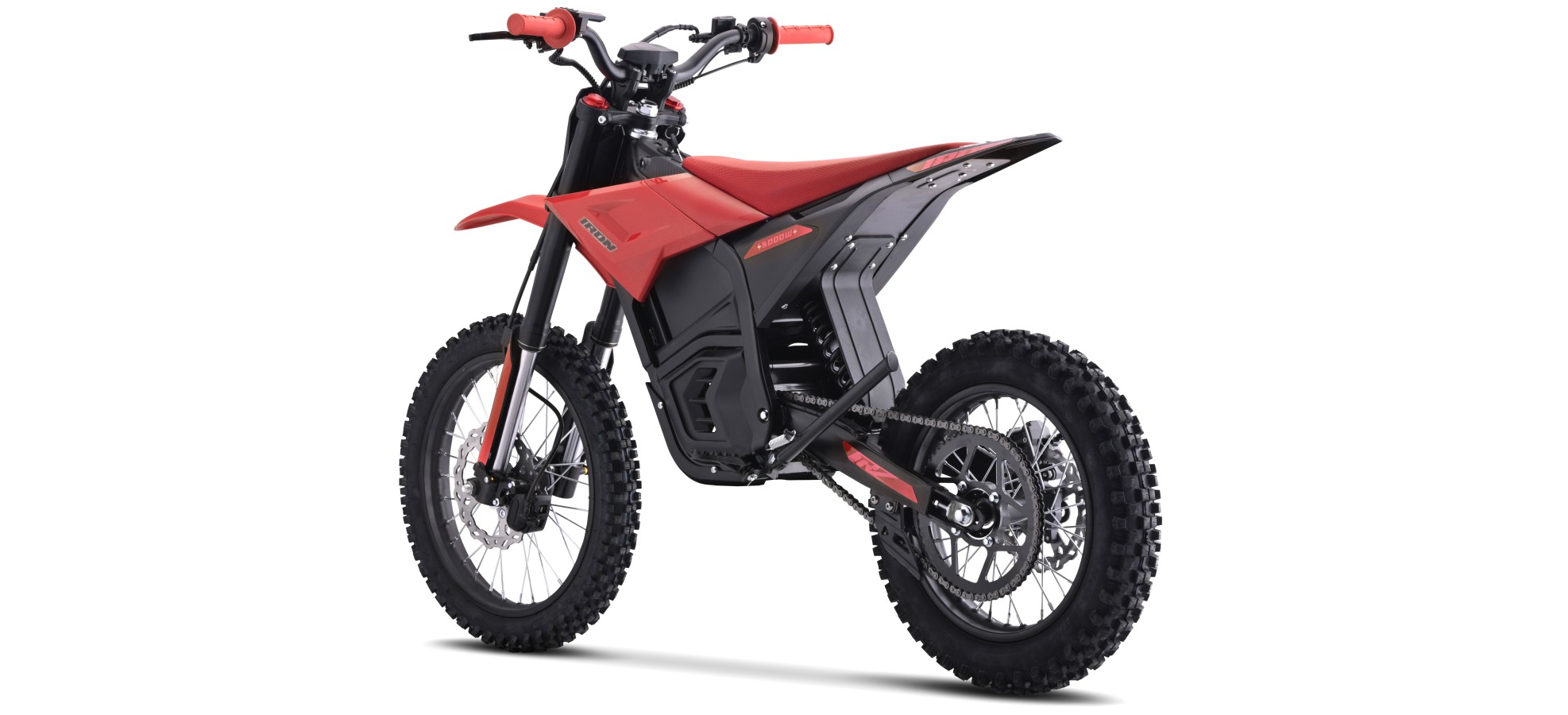 Dirt Bike électrique - CRZ IRON - 5000W 60V - 14"/17" - Rouge