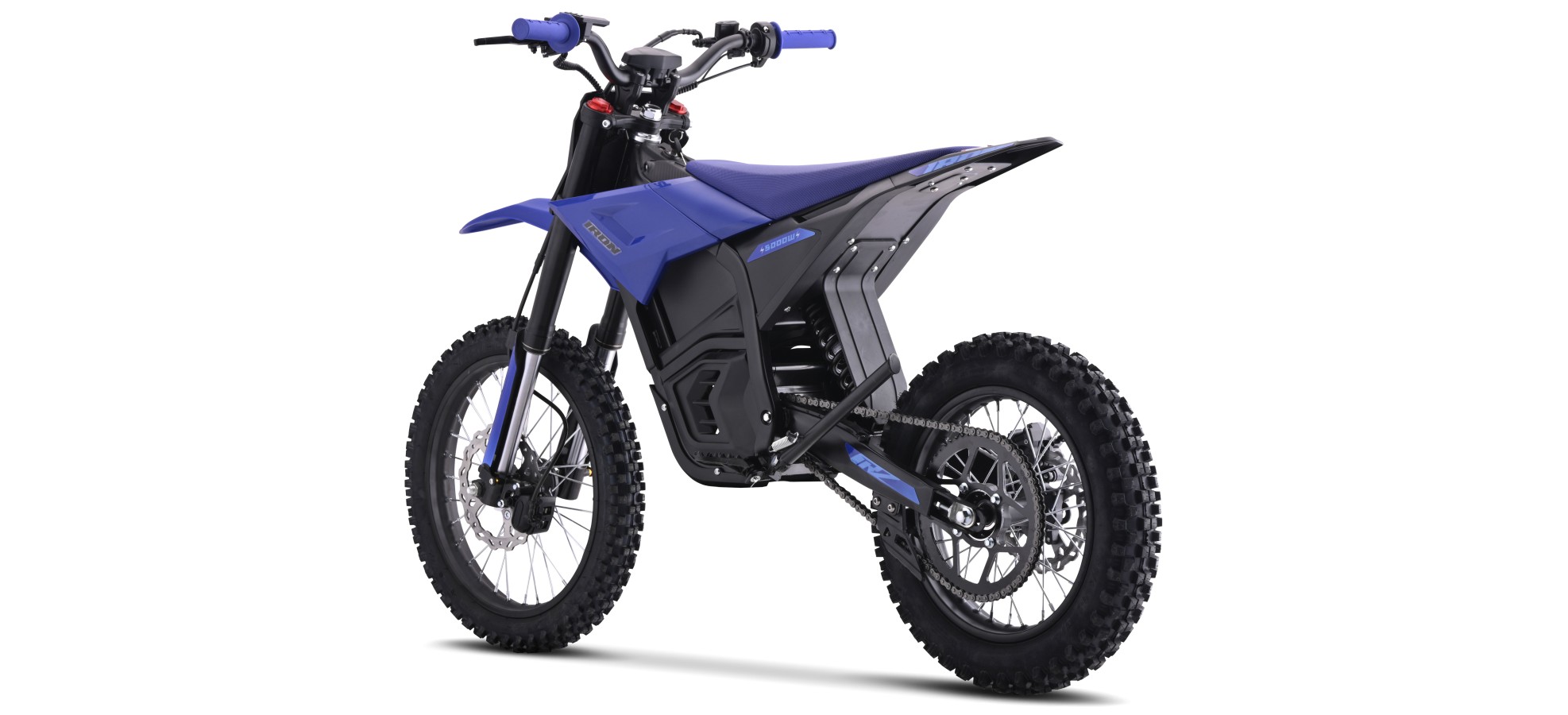 Dirt Bike électrique - CRZ IRON - 5000W 60V - 14"/17" - Bleu