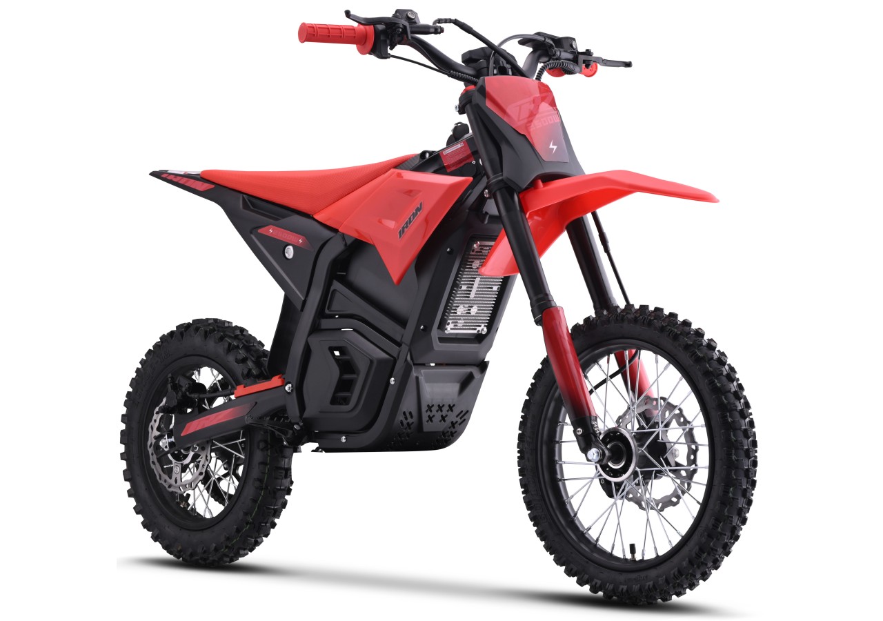 Dirt Bike électrique - CRZ IRON - 2500W 48v - 12"/14" - Rouge
