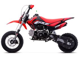 Dirt Bike CRZ ROOKIE S 110cc Automatique - 10"/12" - Rouge