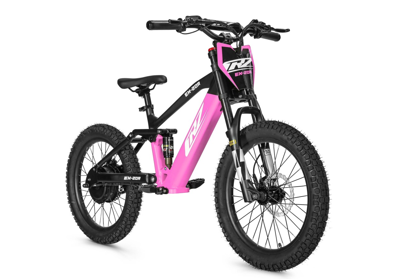 Draisienne électrique CRZ EX-R 750w 36V 7,8Ah - 20" - Rose