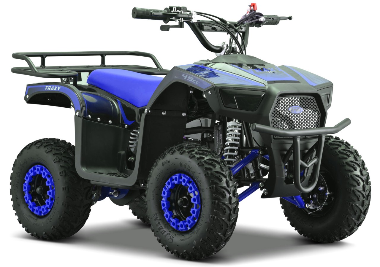 Pocket Quad Enfant CRZ TRAXY 49cc - Bleu