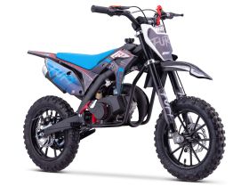 Pit Bike CRZ Fury Double Pot 49cc 2T 10"/12" - Bleu
