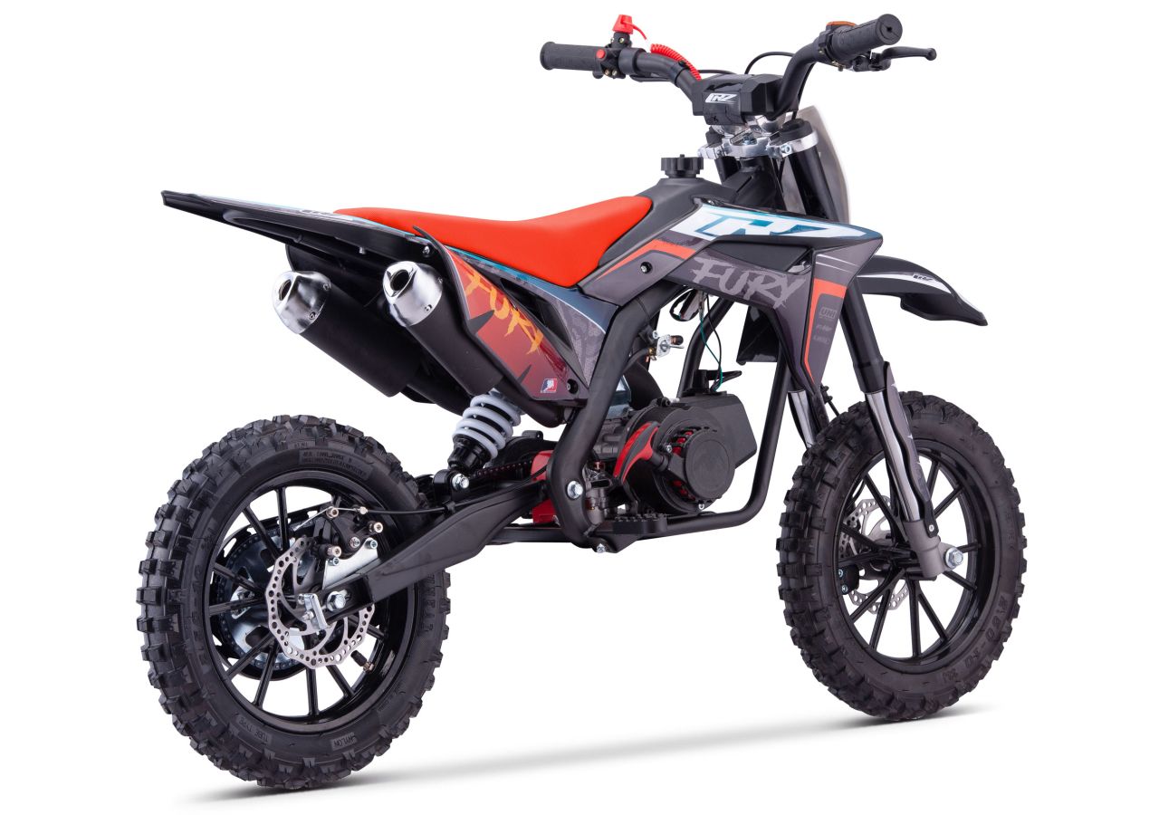 Pit Bike CRZ Fury Double Pot 49cc 2T 10"/12" - Orange