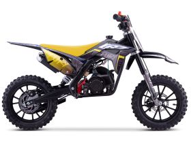 Pit Bike CRZ Fury Double Pot 49cc 2T 10"/12" - Jaune