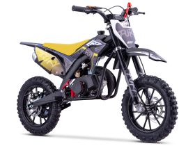 Pit Bike CRZ Fury Double Pot 49cc 2T 10"/12" - Jaune