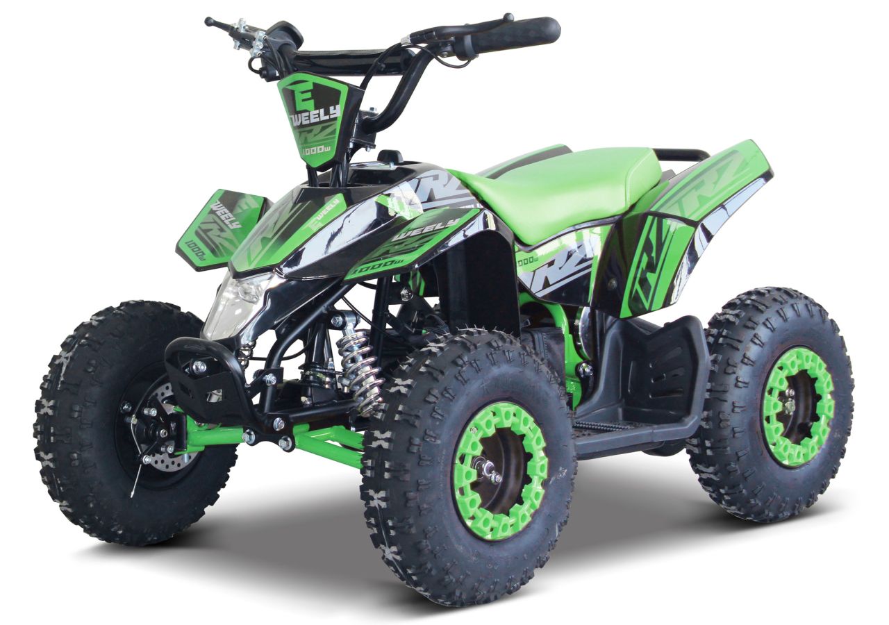 Pocket Quad Electrique CRZ 1000W E-Weely - Vert