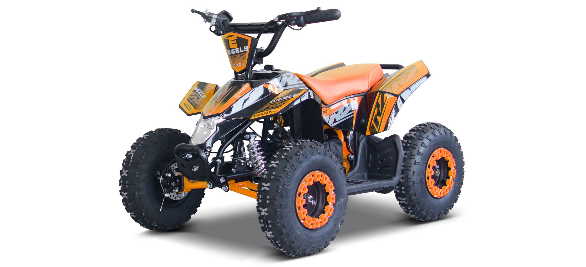 Pocket Quad Electrique CRZ 1000W E-Weely - Orange