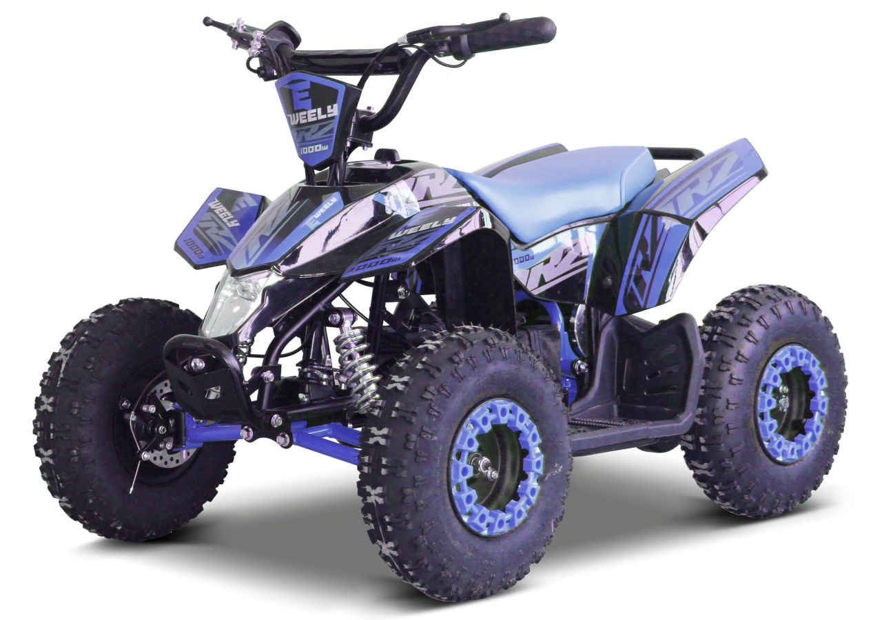Pocket Quad Electrique CRZ 1000W E-Weely - Bleu