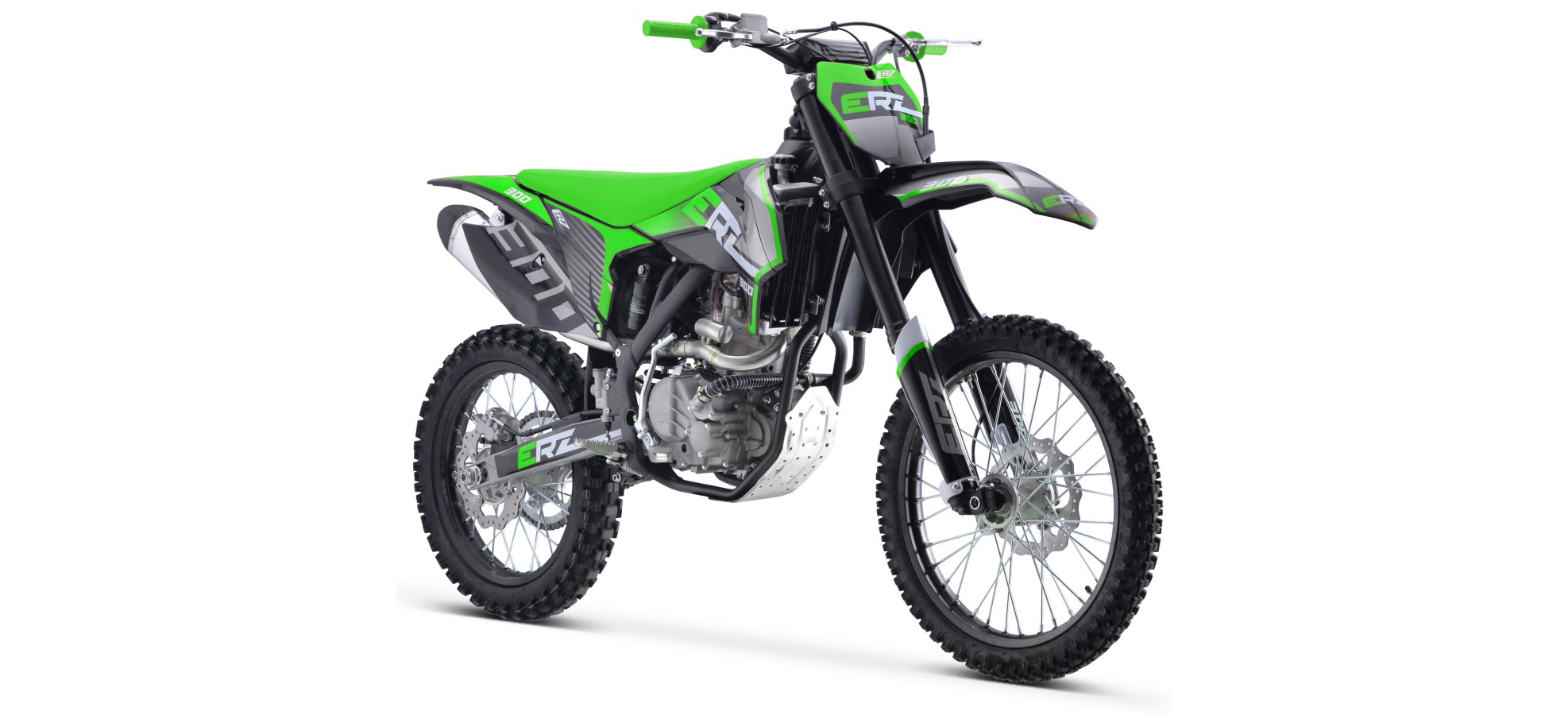 Motocross CRZ ERZ - 300cc Liquide - Vert - 2026