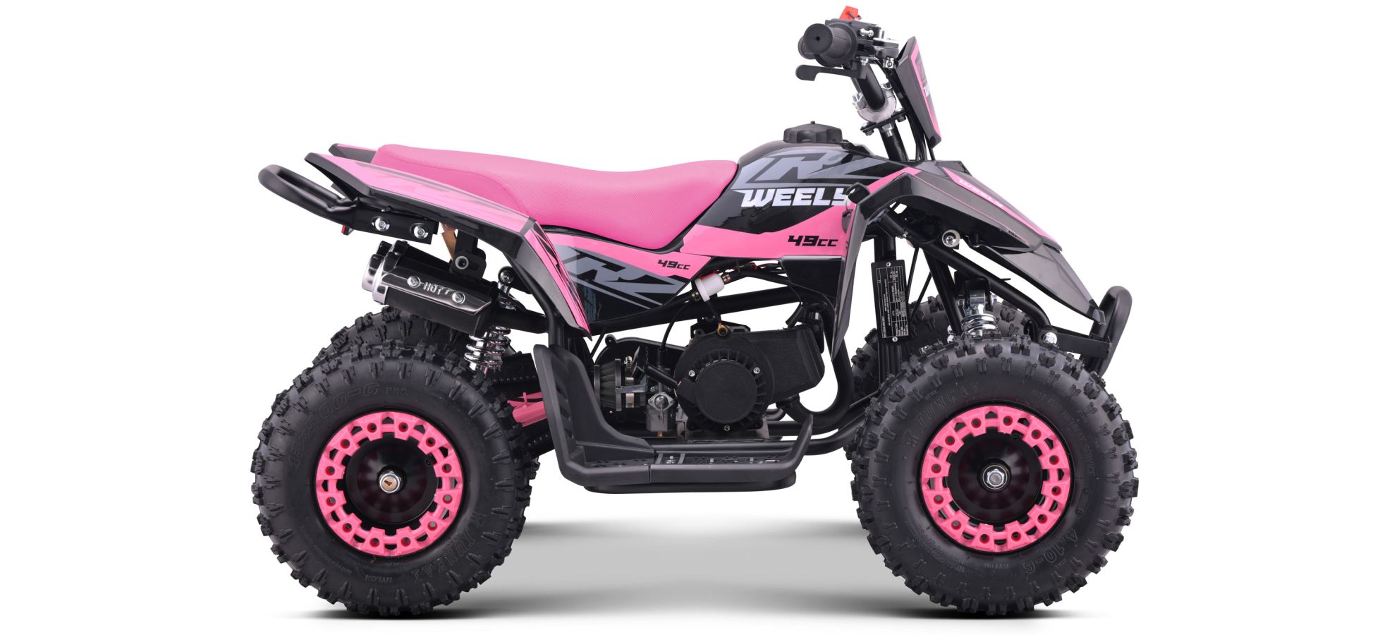 Pocket Quad CRZ Weely 49cc - Rose