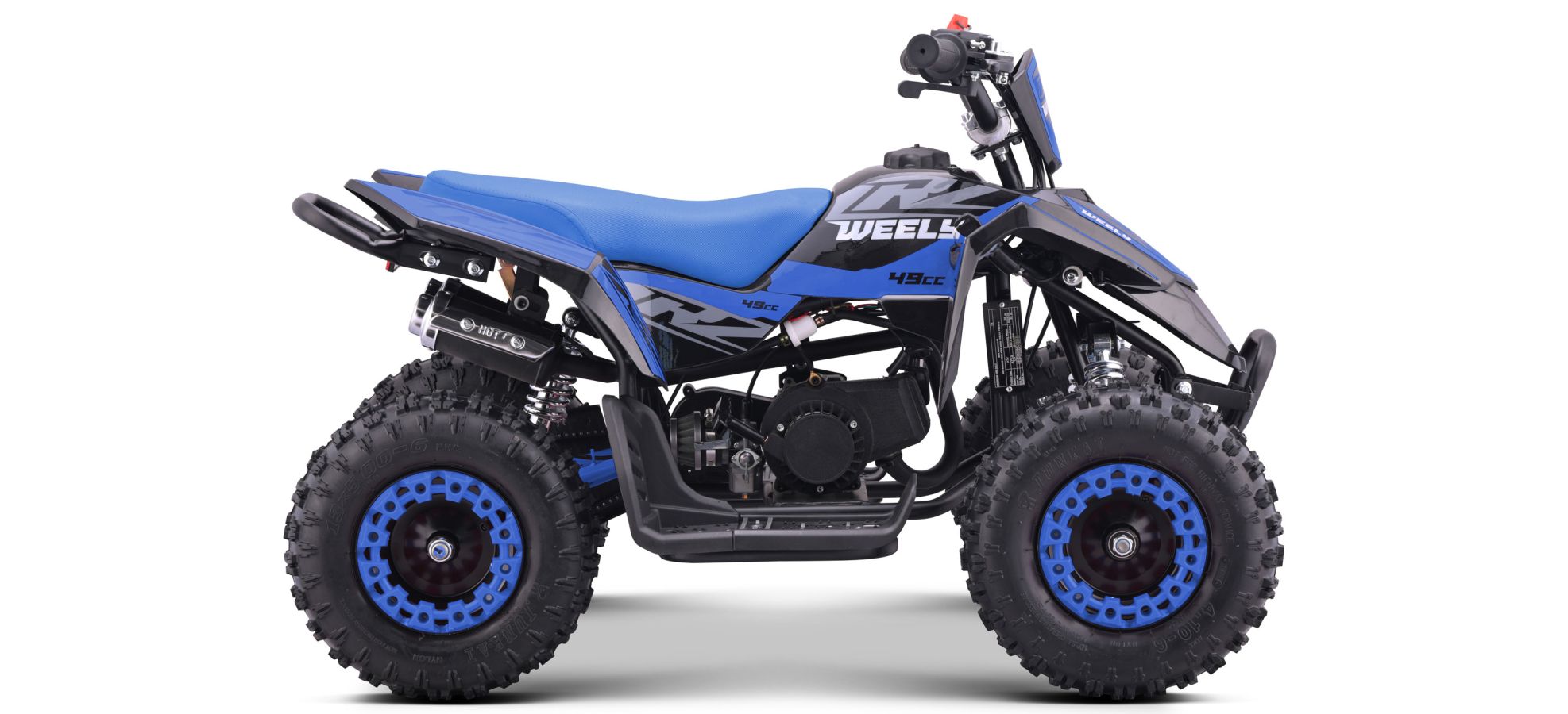 Pocket Quad CRZ Weely 49cc - Bleu