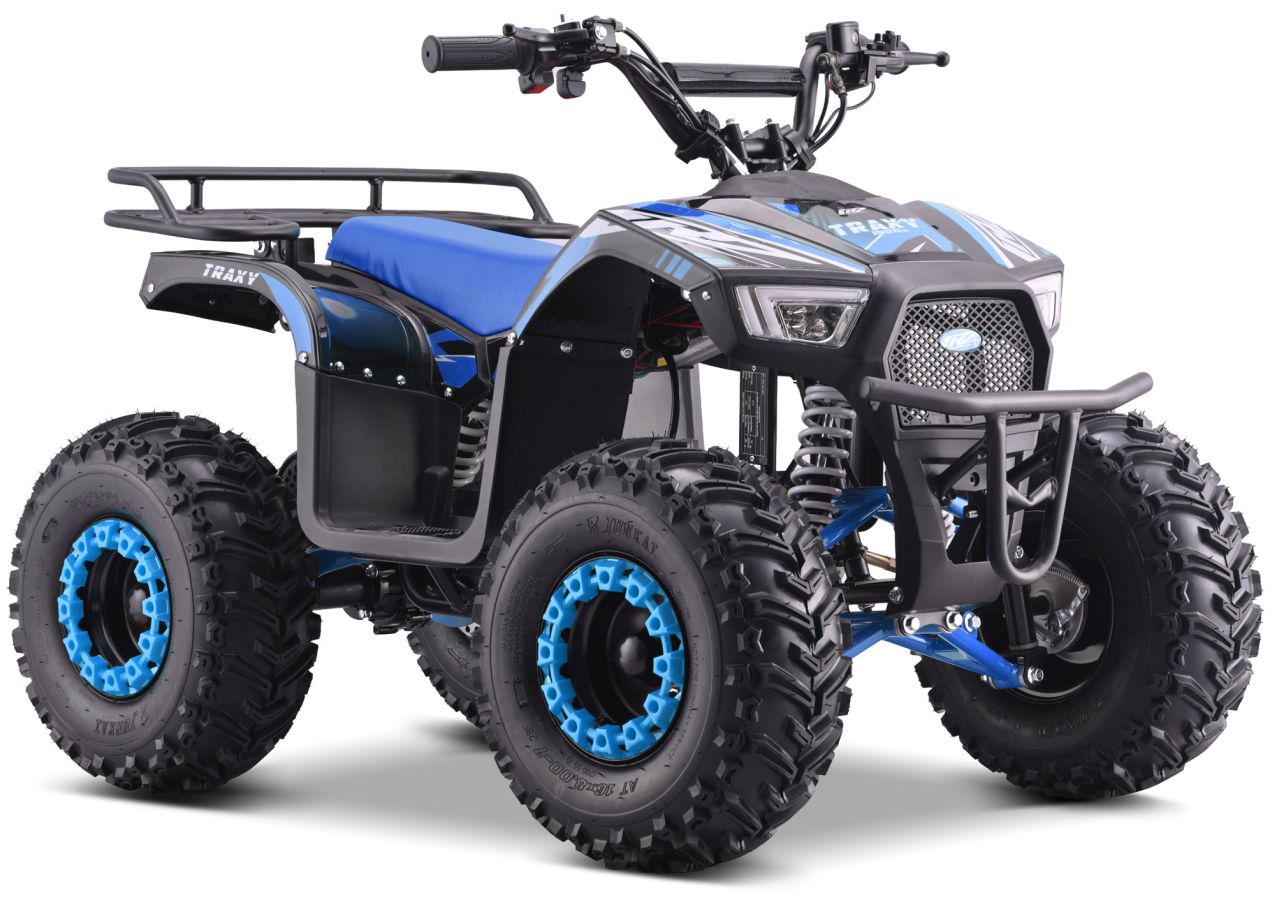Quad électrique CRZ Traxy - 1500W 48V12Ah - Bleu