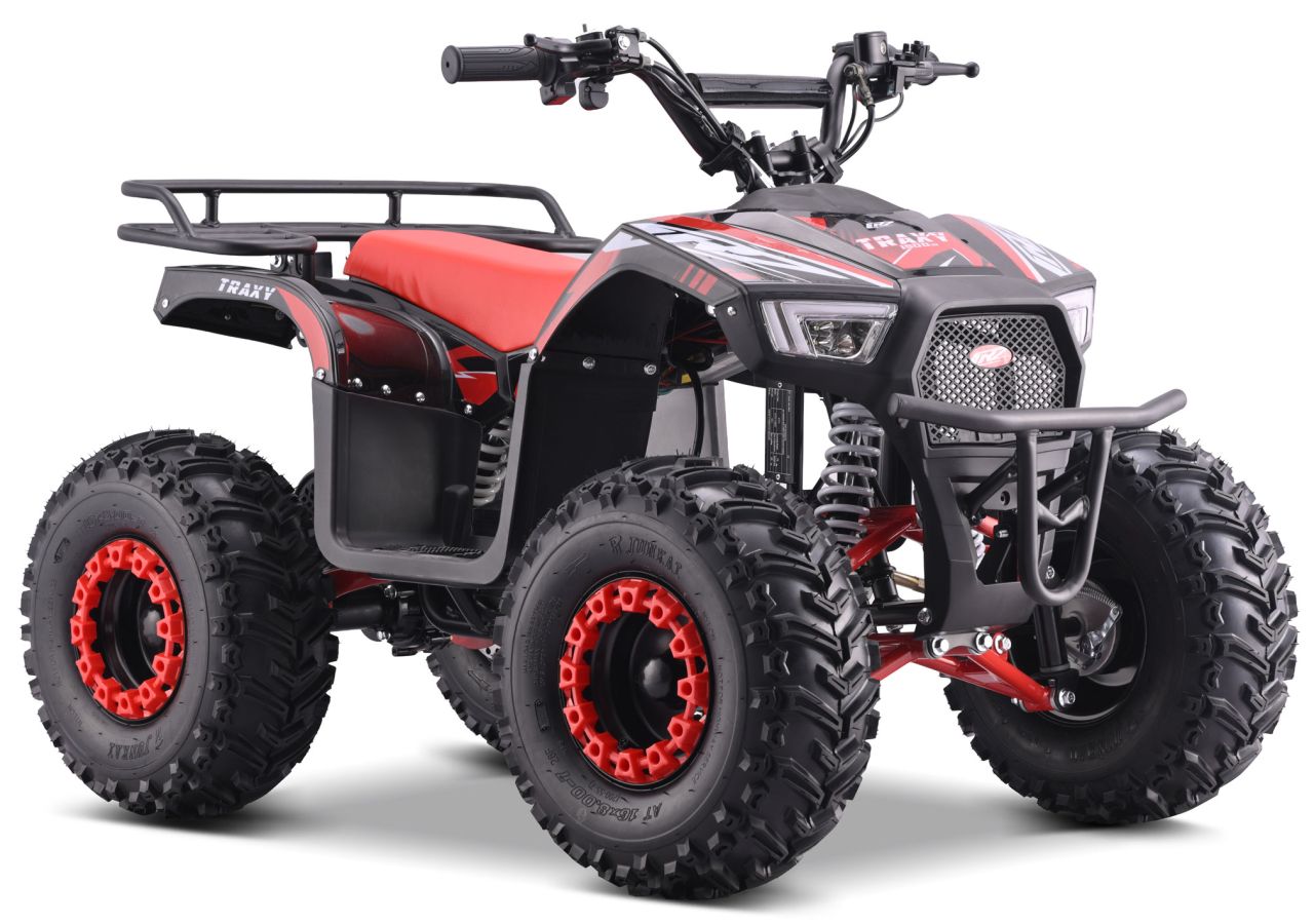 Quad électrique CRZ Traxy - 1500W 48V12Ah - Rouge