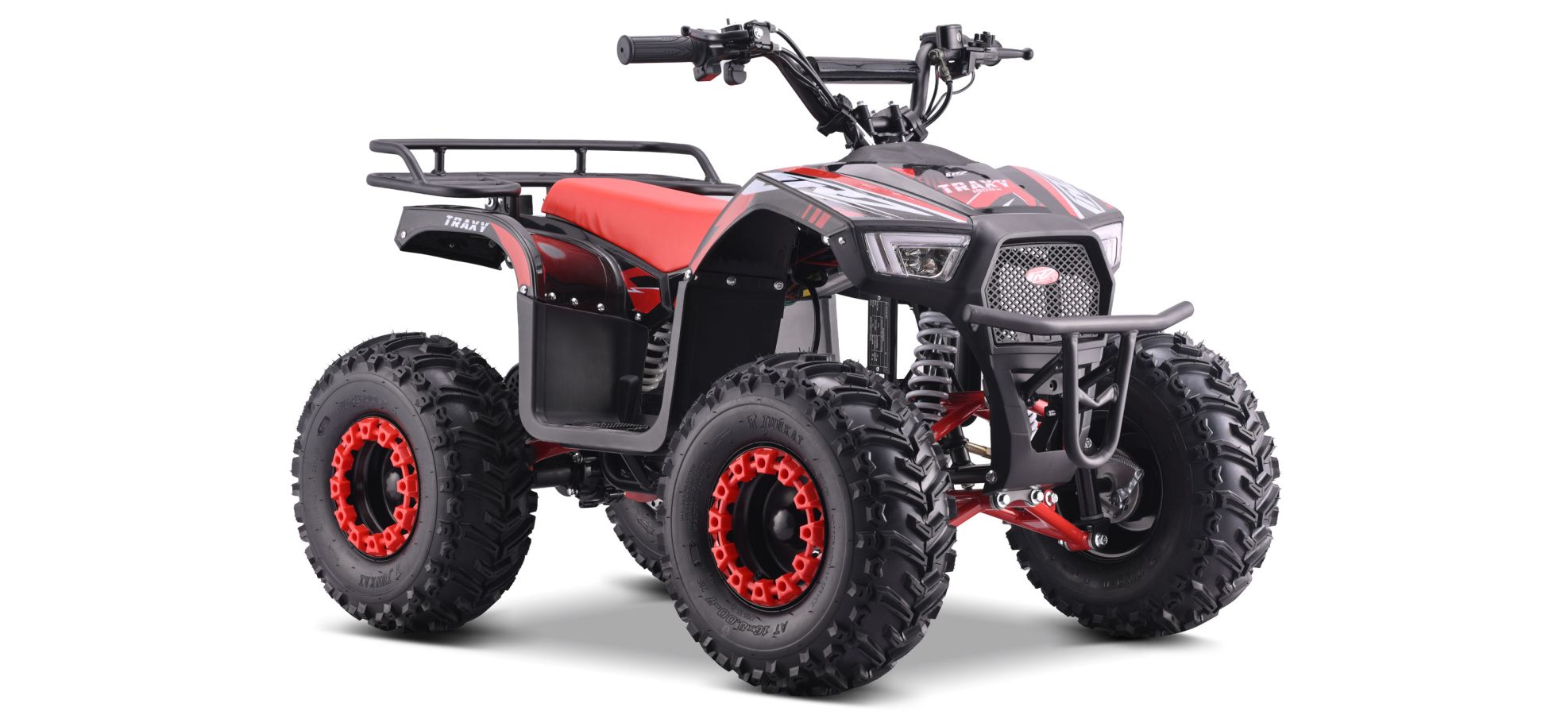 Quad électrique CRZ Traxy - 1500W 48V12Ah - Rouge