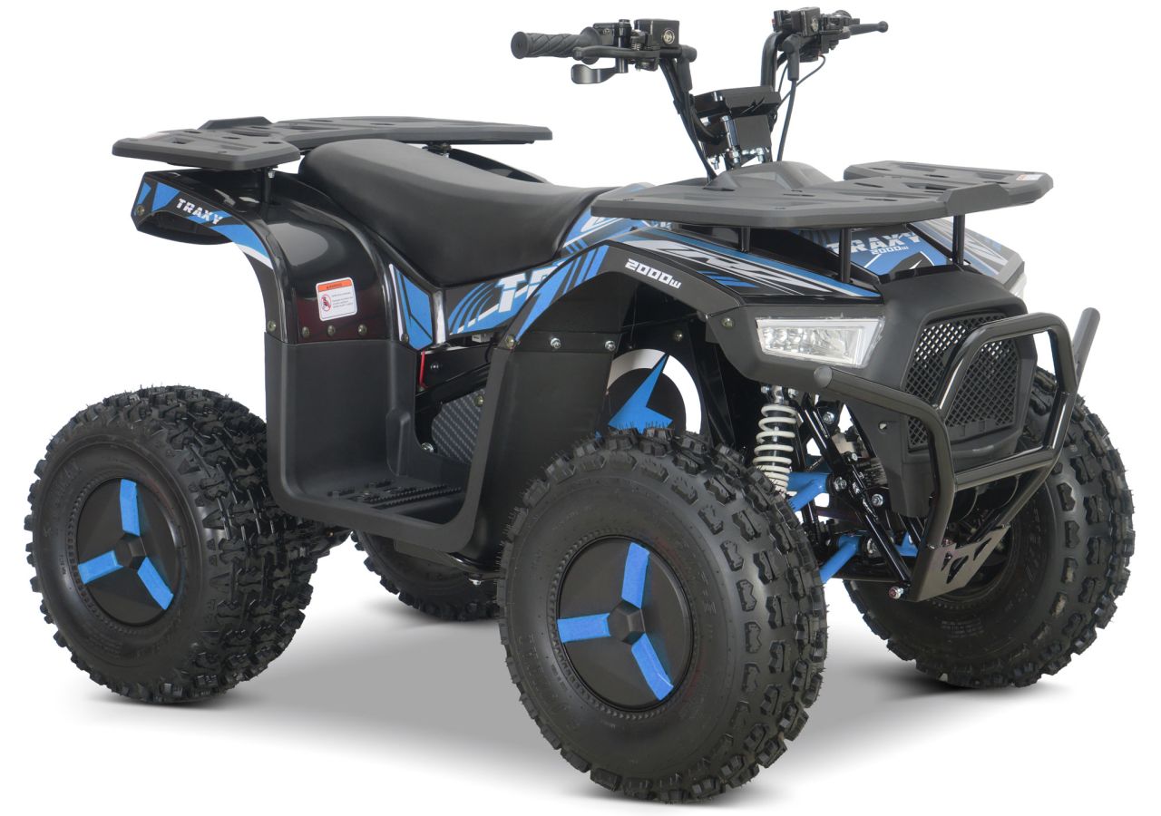 Quad électrique CRZ Traxy - 2000W 60V20Ah - Bleu