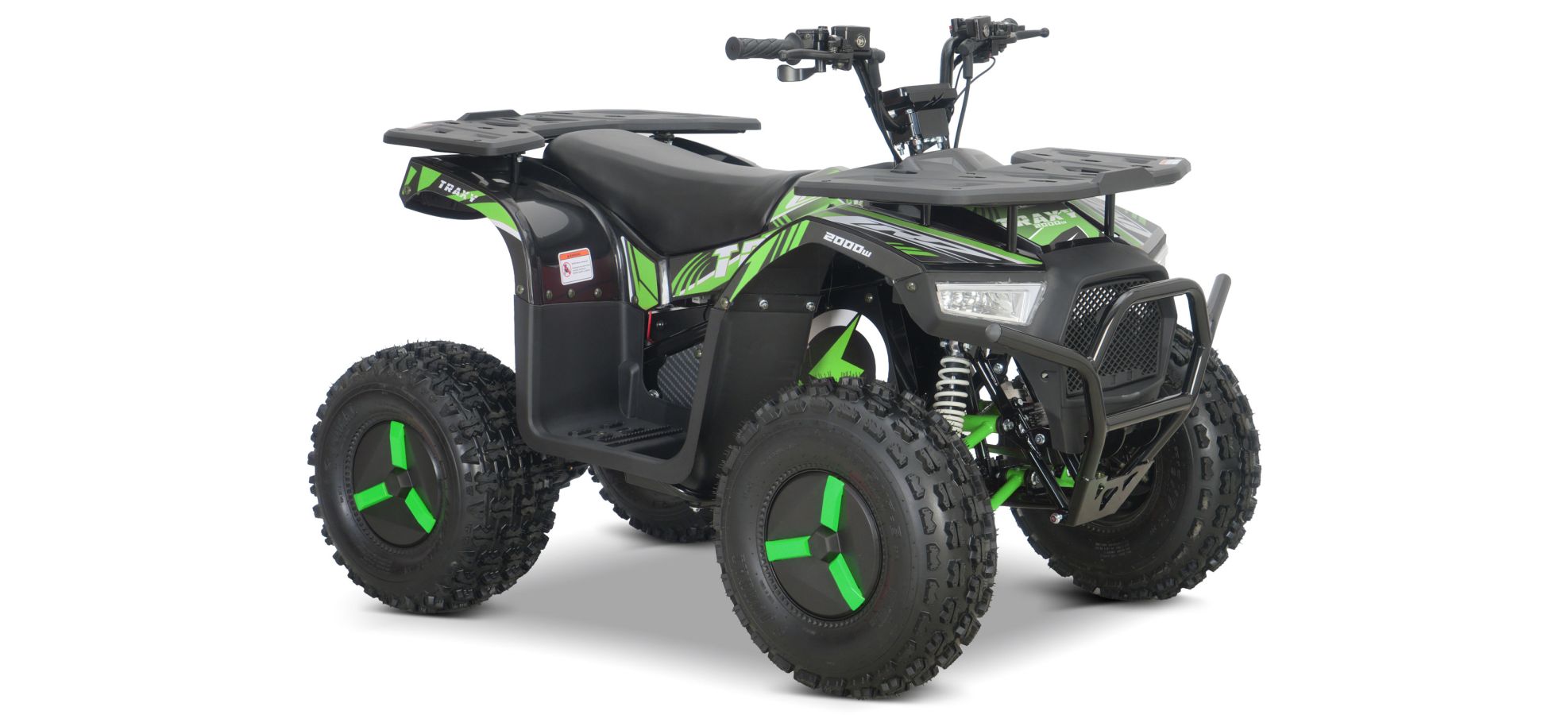 Quad électrique CRZ Traxy - 2000W 60V20Ah - Vert