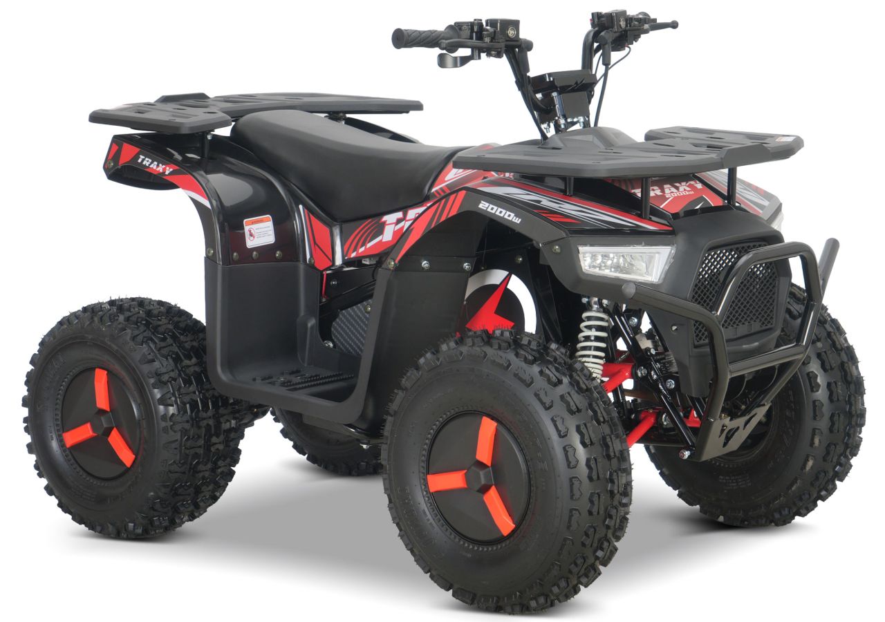 Quad électrique CRZ Traxy - 2000W 60V20Ah - Rouge