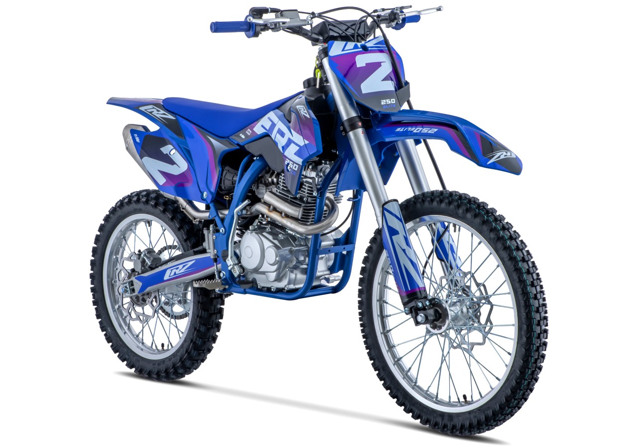 Motocross CRZ ERZ - 250cc ELITE 4T - 18"/21" - Bleu