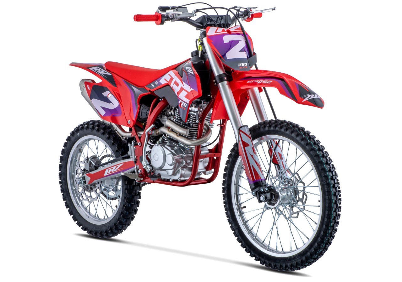 Motocross CRZ ERZ - 250cc ELITE 4T - 18"/21" - Rouge