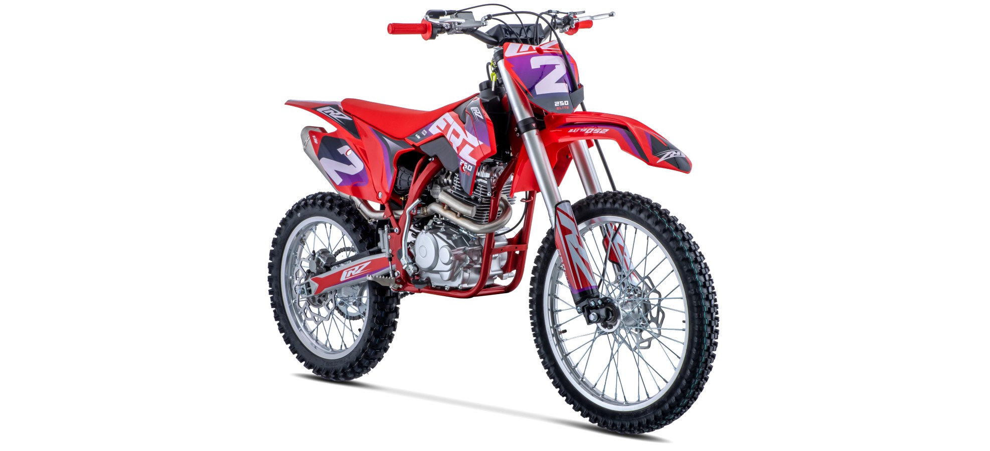 Motocross CRZ ERZ - 250cc ELITE 4T - 18"/21" - Rouge