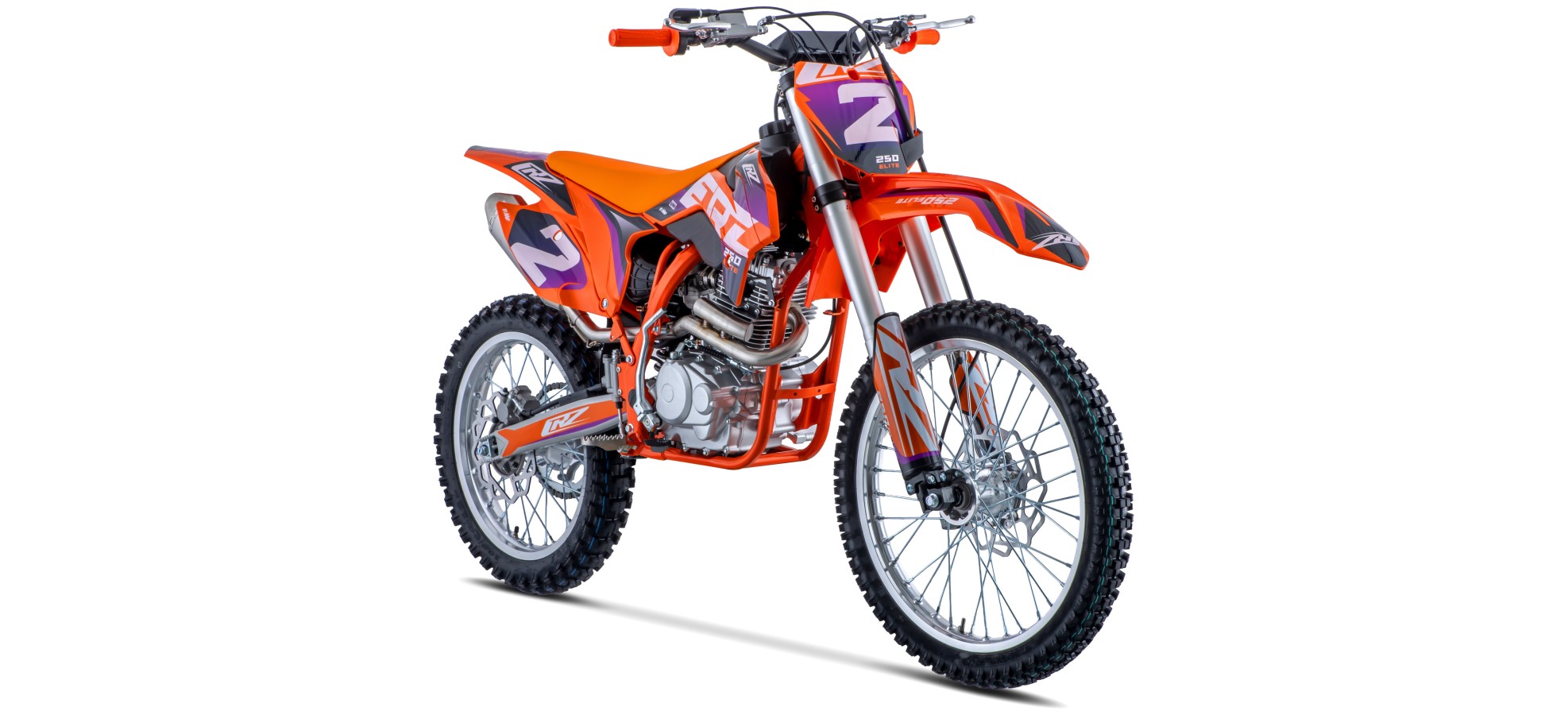 Motocross CRZ ERZ - 250cc ELITE 4T - 18"/21" - Orange