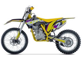 Motocross CRZ ERZ - 250cc ELITE 4T - 18"/21" - Jaune