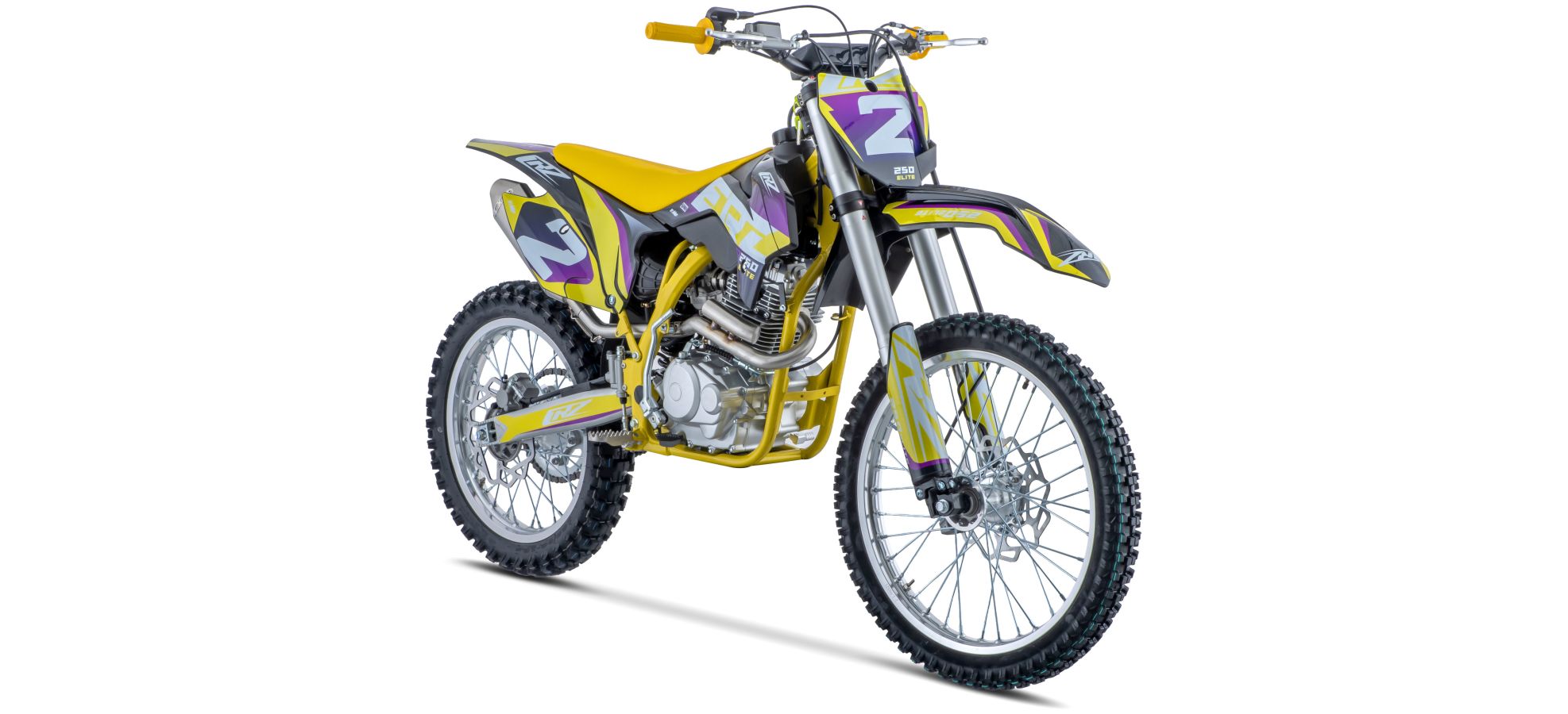 Motocross CRZ ERZ - 250cc ELITE 4T - 18"/21" - Jaune