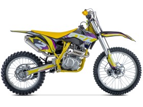 Motocross CRZ ERZ - 250cc ELITE 4T - 18"/21" - Jaune